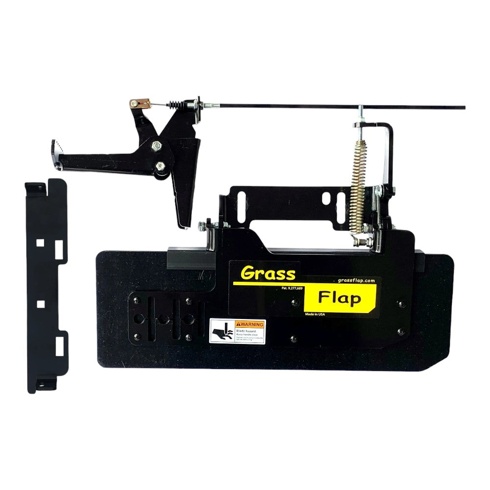 GrassFlap with RE Pedal includes Scag No-Drill mount 41P70-6-A1