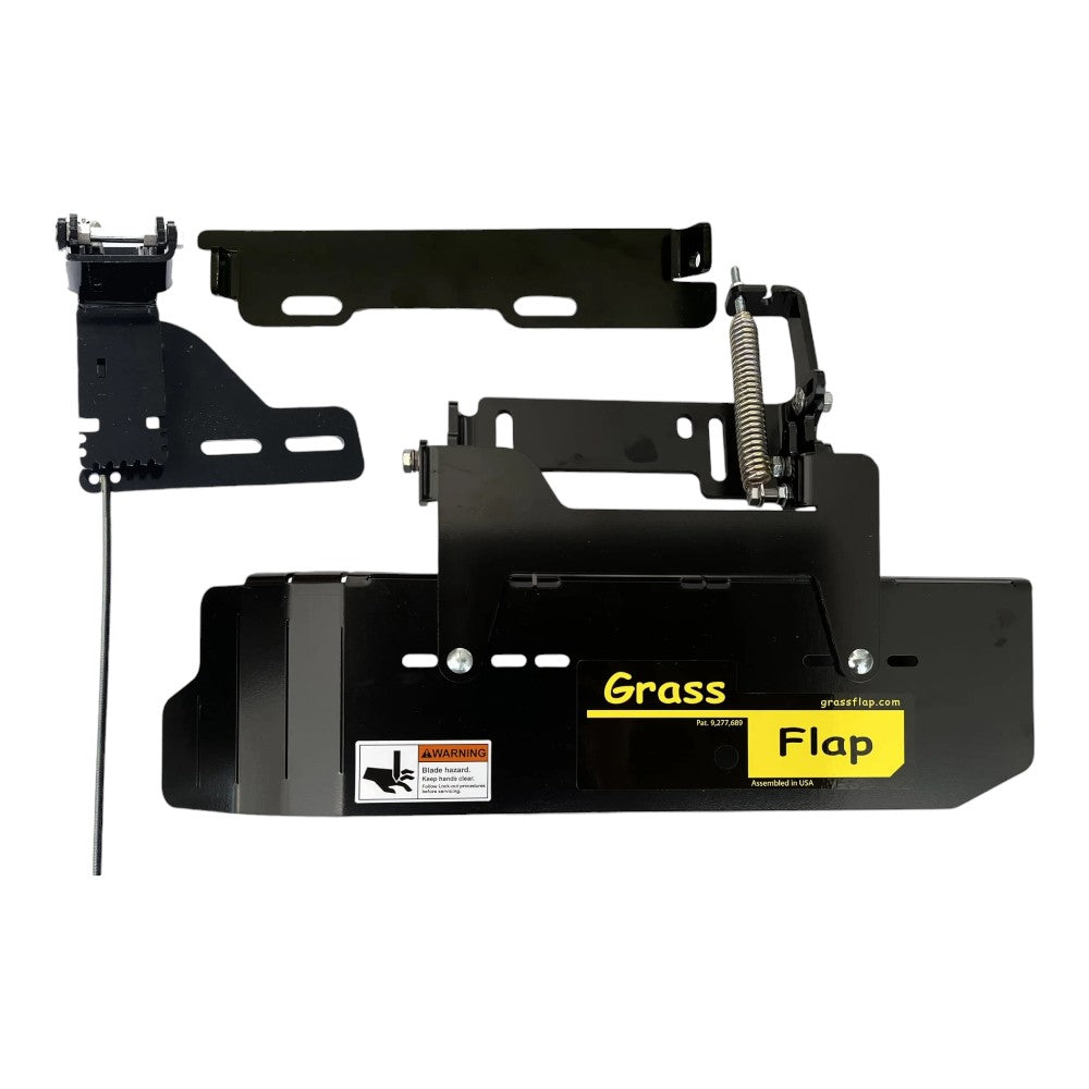 GrassFlap Direct Bolt with Steel Blocker Plate and SEC pedal includes Scag No-drill mount 41SM50-5C-A1