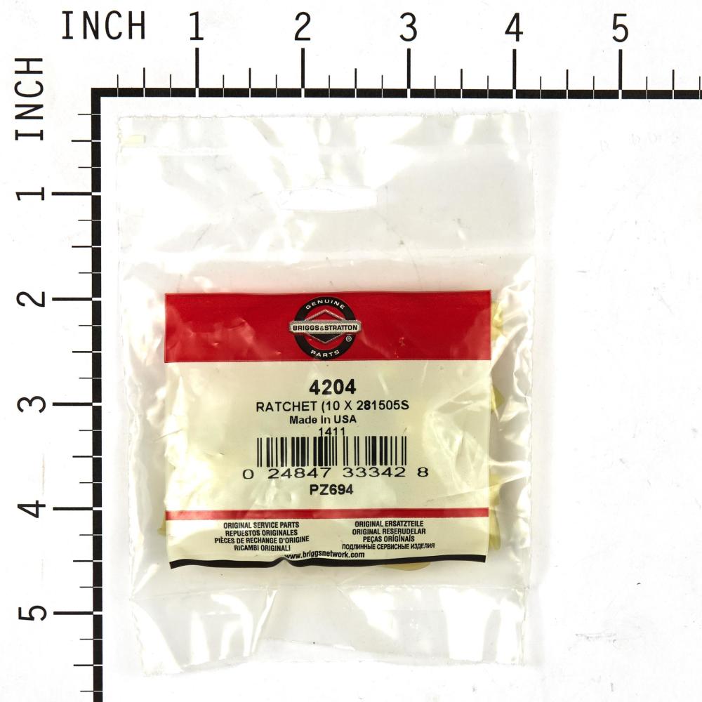 Briggs & Stratton Ratchet (10 X 281505S) 4204