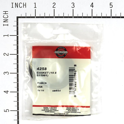 Briggs & Stratton Gasket (10 X 693981) 4258