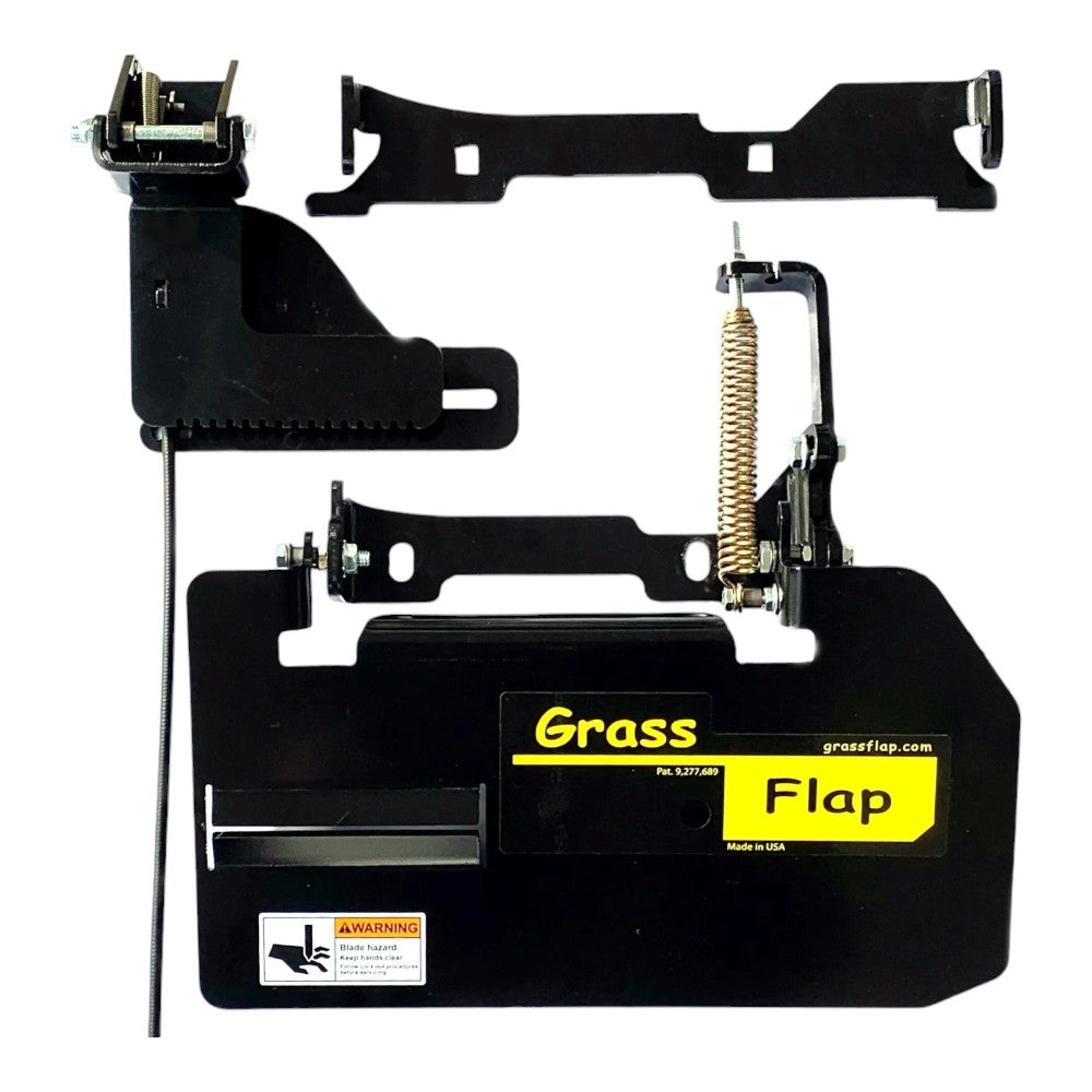 GrassFlap for Exmark with No-Drill Mount and SEL Pedal 42B70-5L