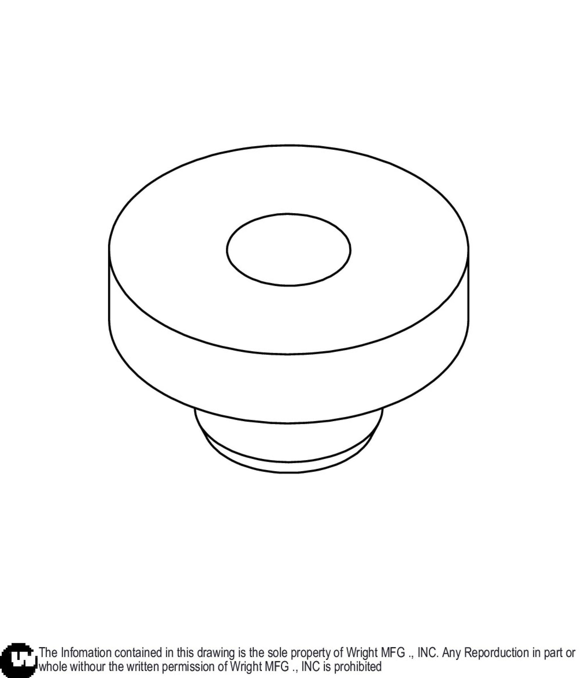 Orange Flex Pickup Grommet 45410029.