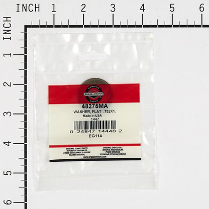 Briggs & Stratton Washer, Flat .752X1. 48275MA