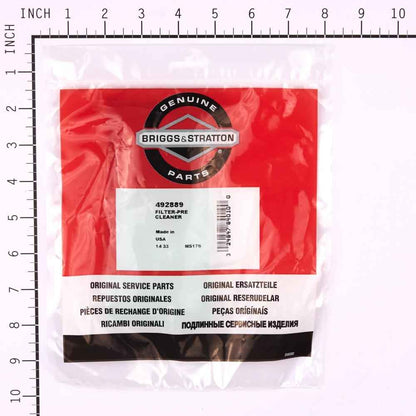 Briggs & Stratton Filter-Pre Cleaner 492889