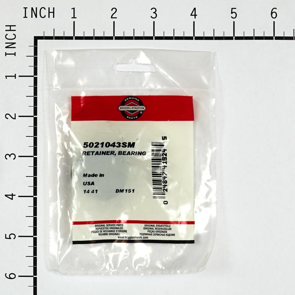 Briggs & Stratton Retainer, Bearing 5021043SM