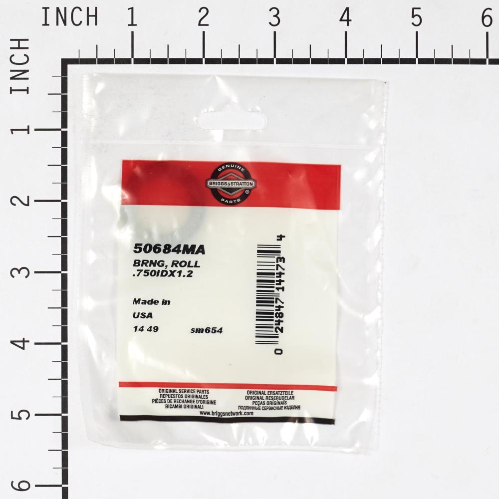 Briggs & Stratton Brng, Roll .750Idx1.2 50684MA
