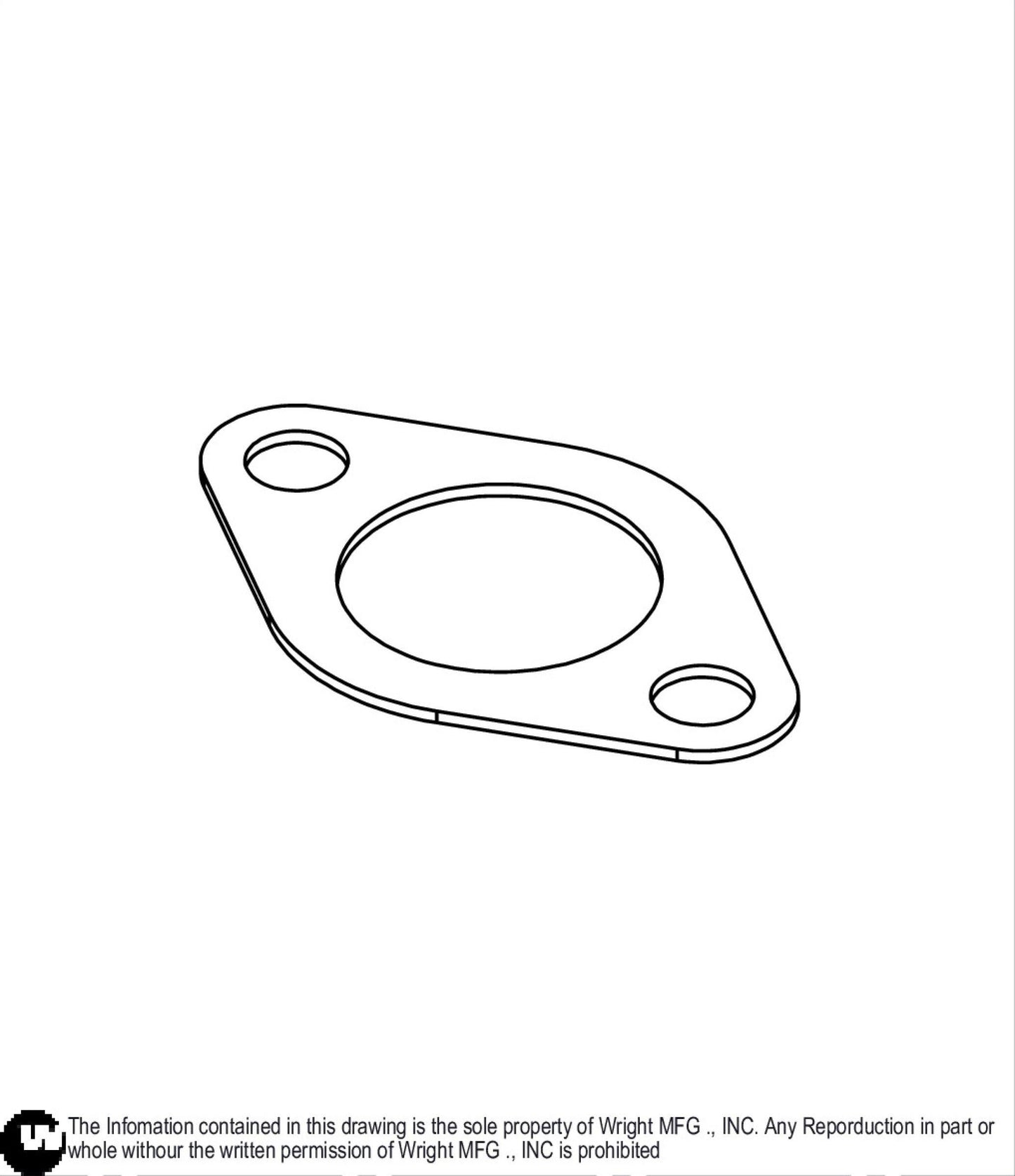 Muffler Gasket (Rep 51410048) 51410026.