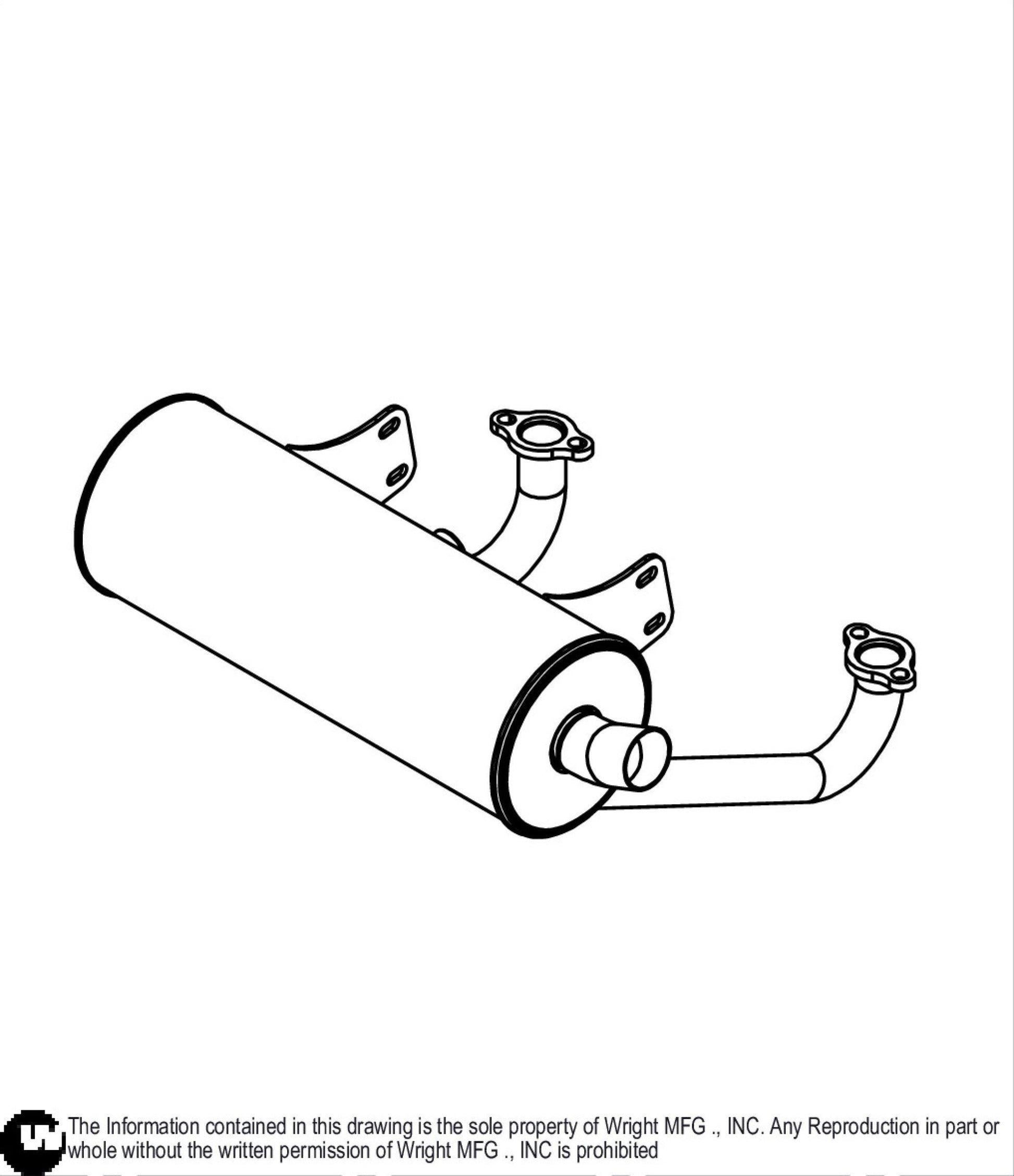 Kohler Muffler 51410095.