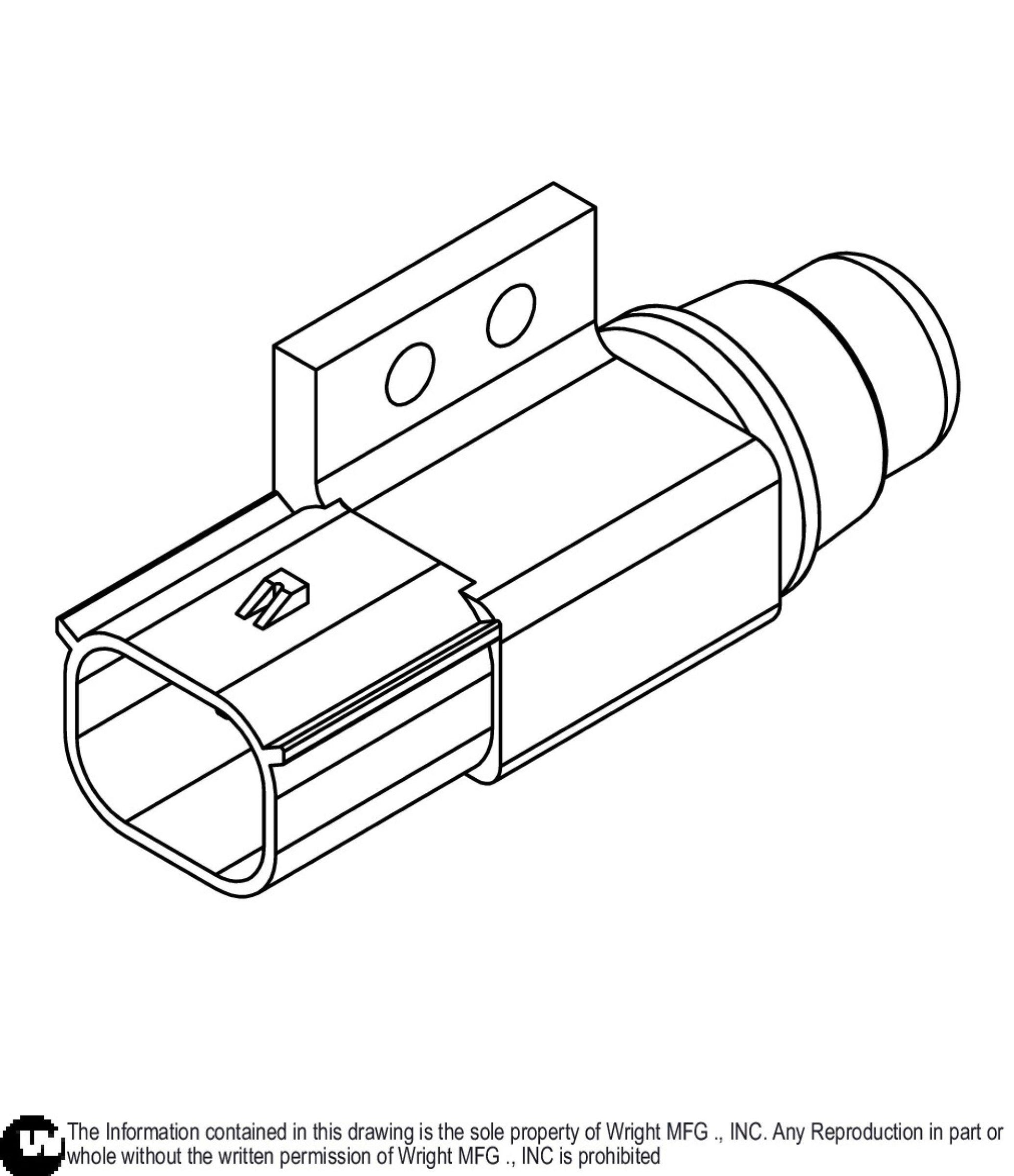Sealed, Bolt-On NO/NC Switch, OPC 52410018.