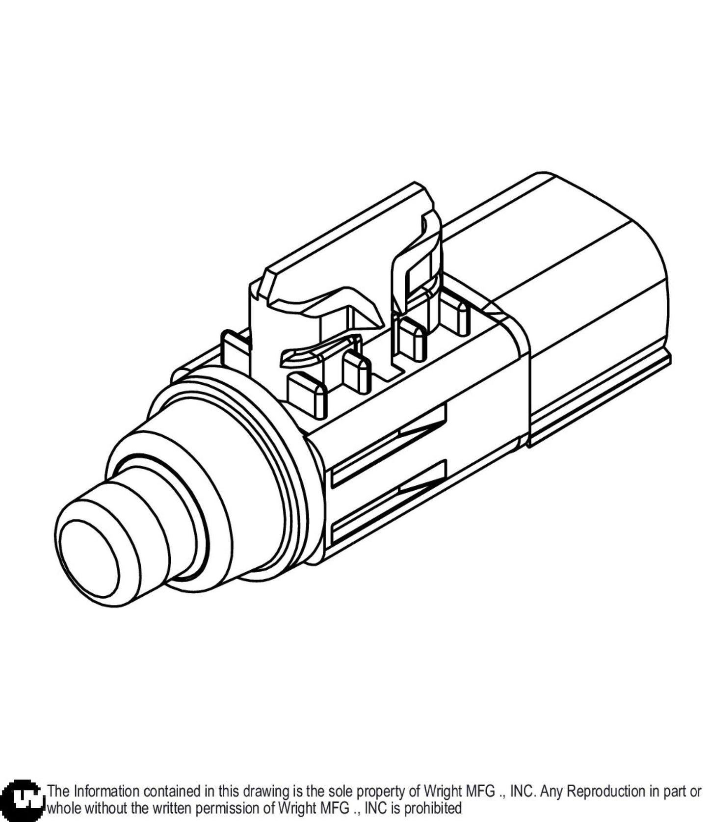 Sealed, Rail Mount NO/NC Switch, OPC 52410019.