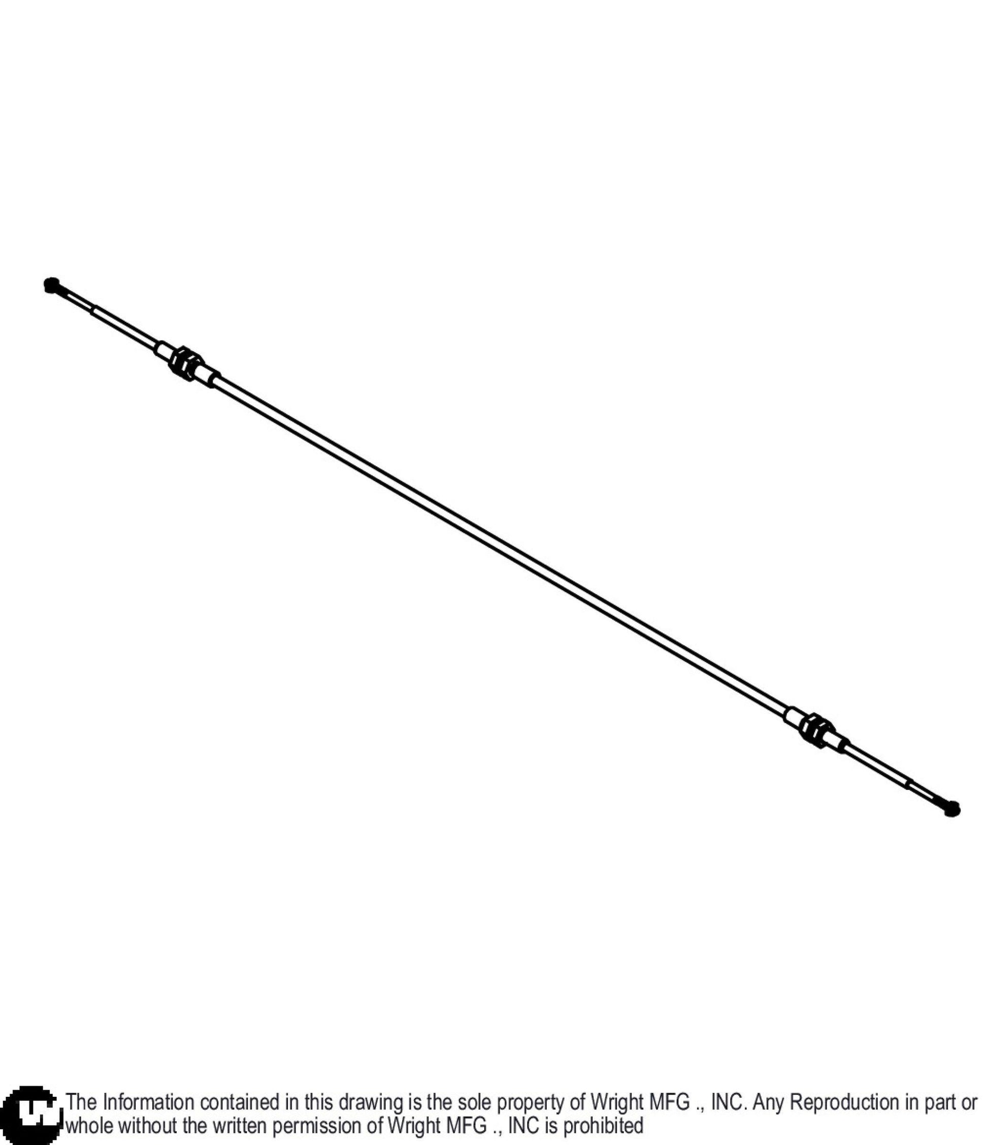 Push Pull Control Cable 52420004.