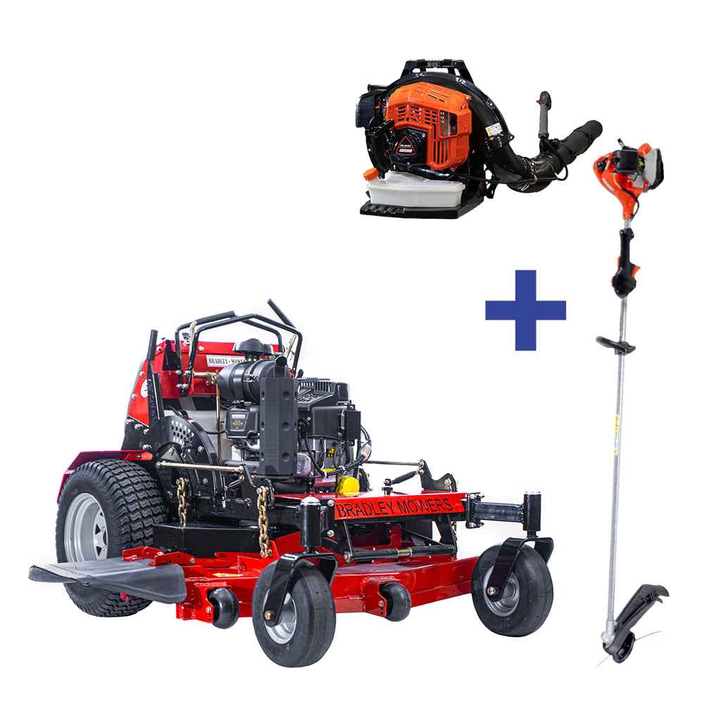 Bradley 52" 36HP Mower + SRM-2120 Trimmer + PB-5810T Blower Echo Bundle