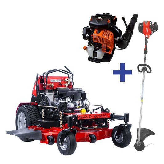 Bradley 52" 27HP Mower + SRM-3020T Trimmer + PB-9010T Blower Echo Bundle