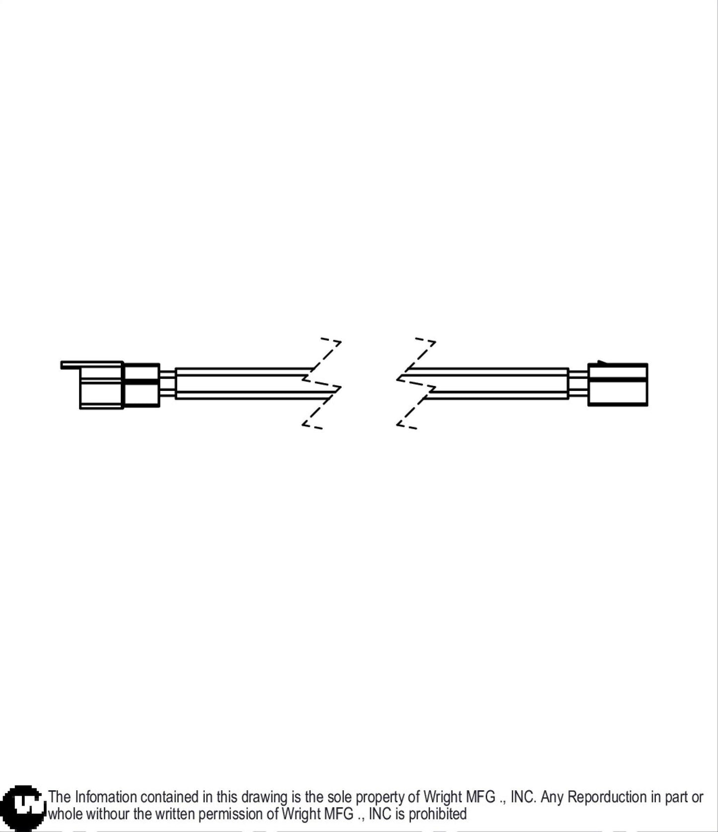 Pigtail Extension Harness 17.25 53490054.