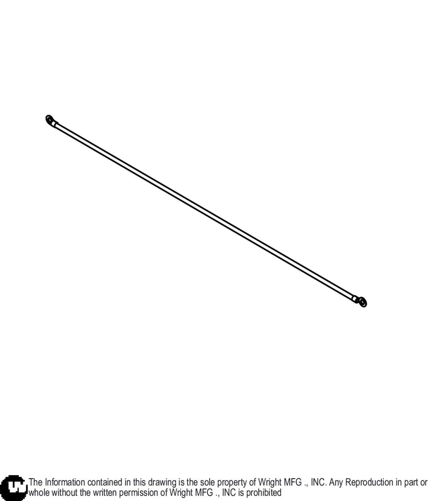 32in Black Battery Cable 22 53490072.