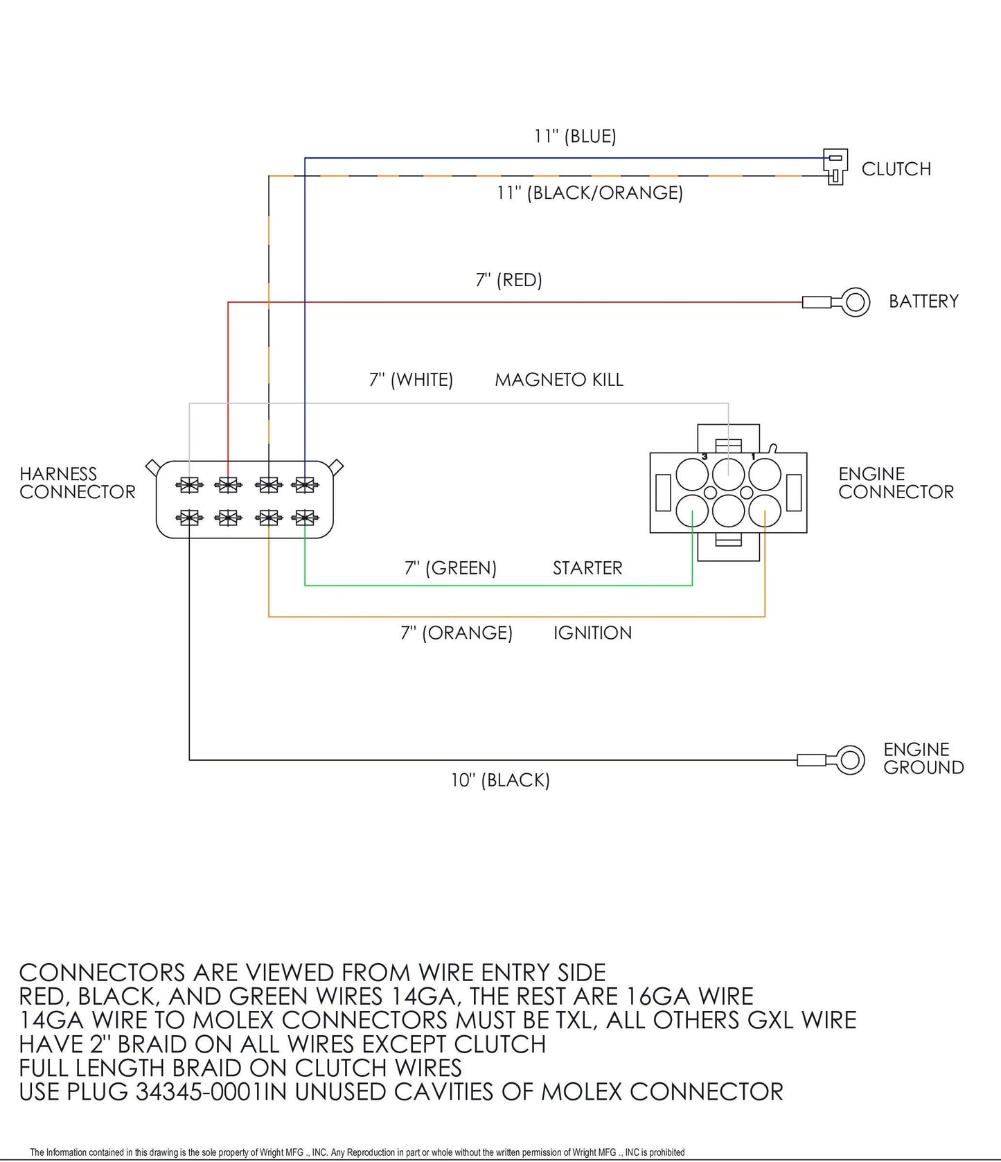 Kohler EFI Engine Pigtail 53490077.