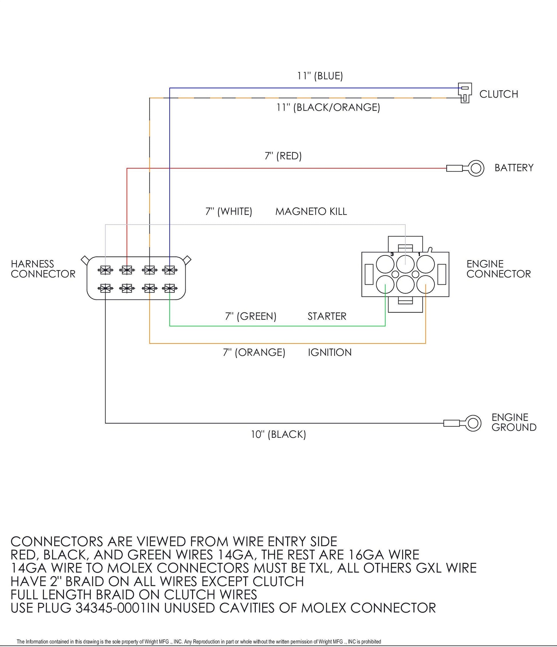 Kohler EFI Engine Pigtail 53490077.