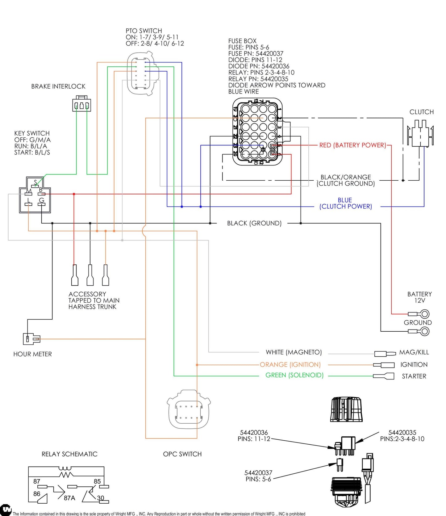 Integrated Electric Start Harness 53490082.