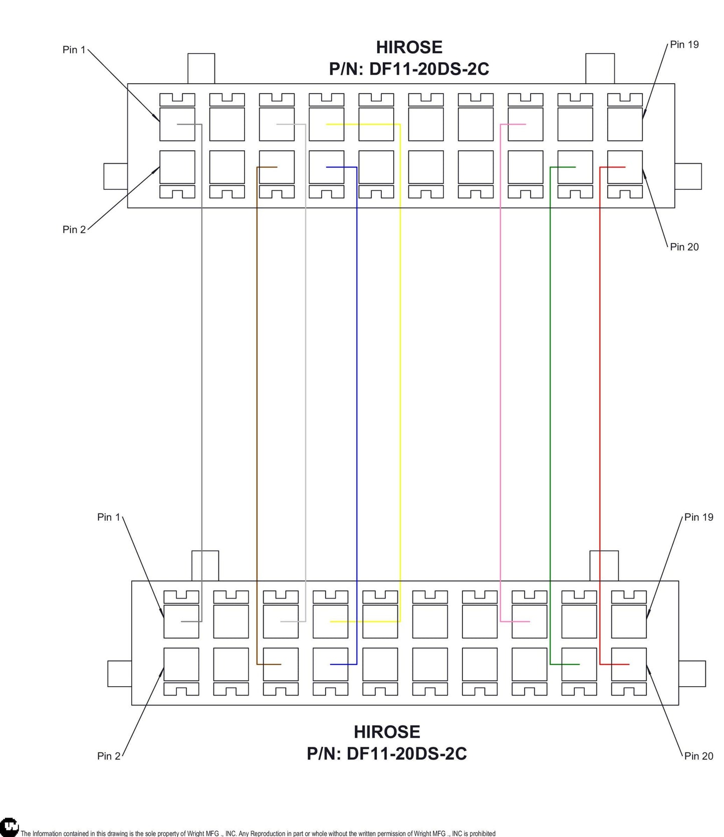 WSZK Robotic I/O Board To VSC Pigtail 53490095.