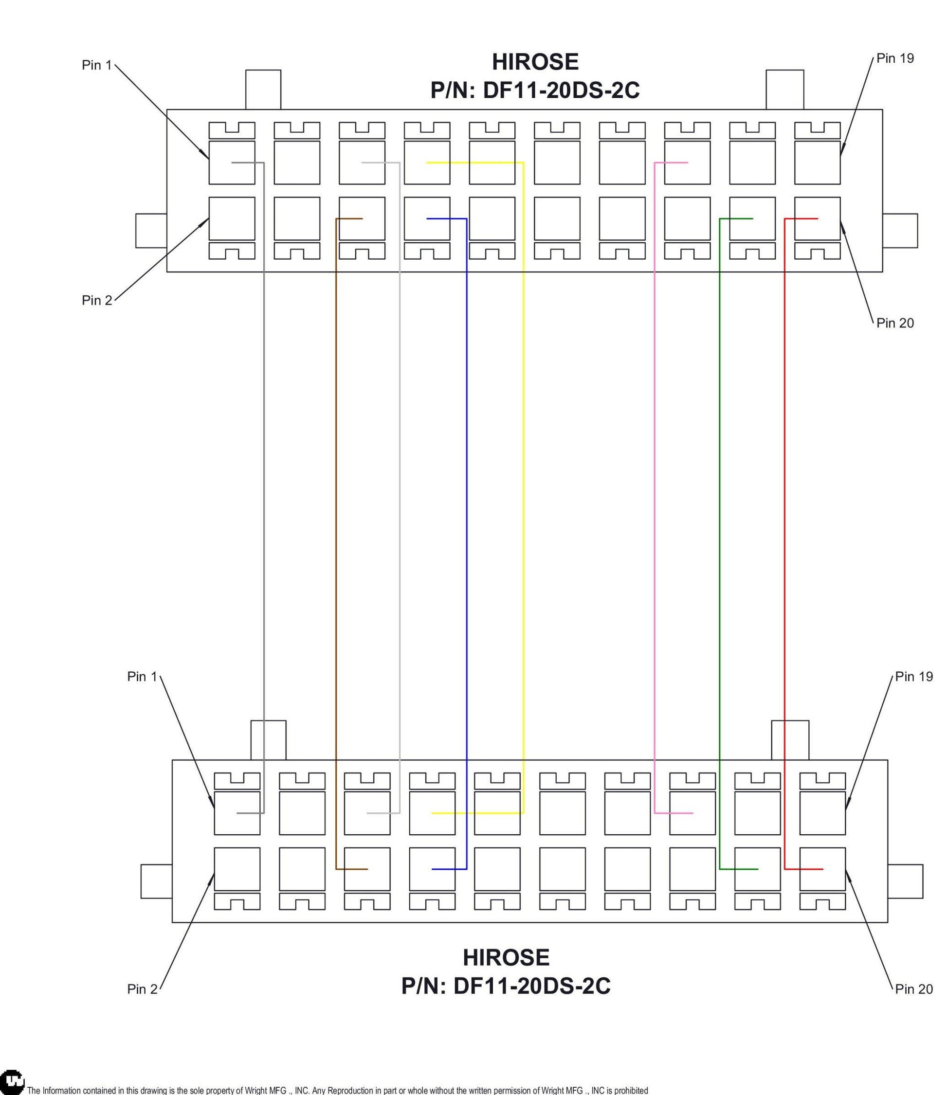 WSZK Robotic I/O Board To VSC Pigtail 53490095.