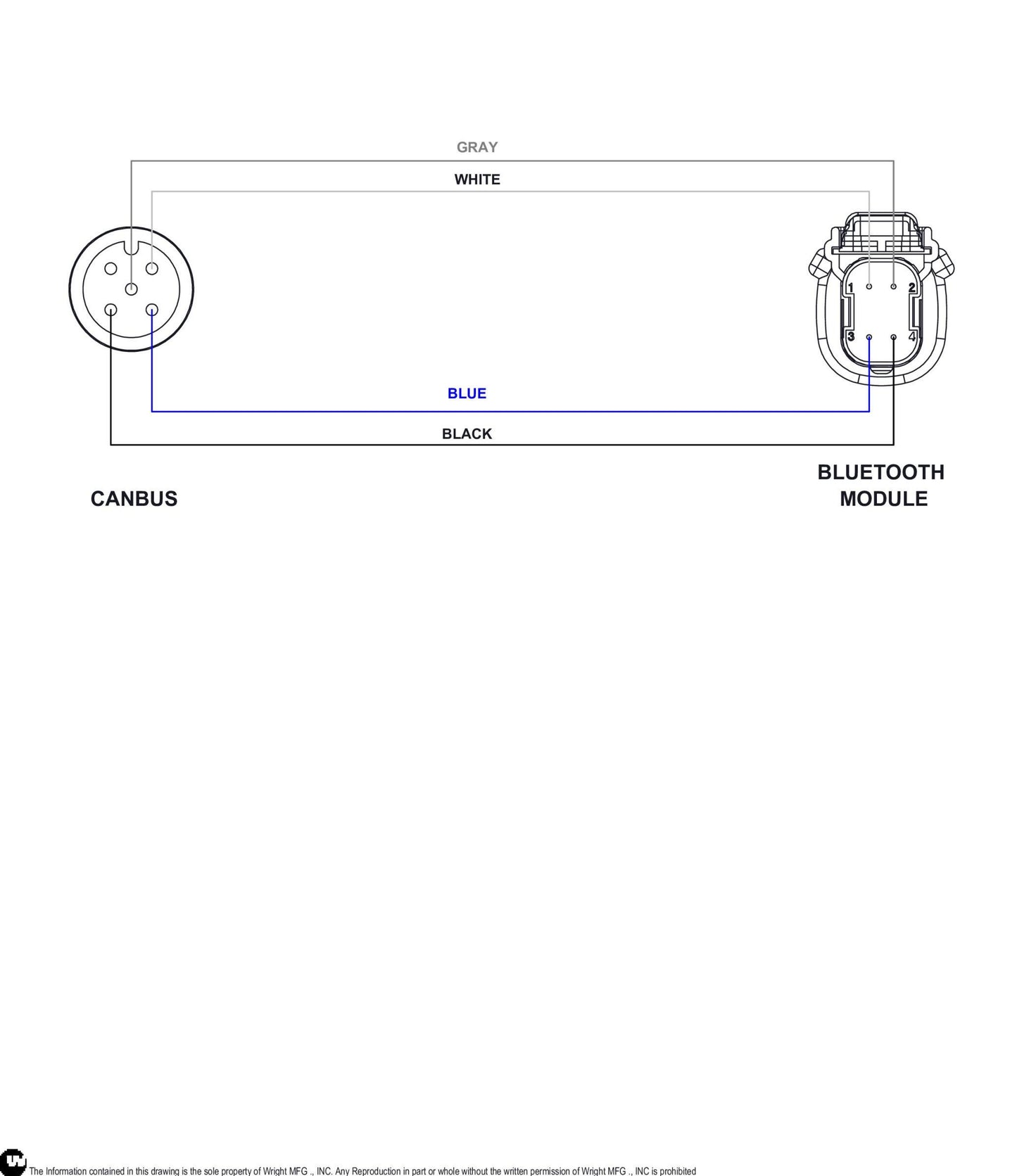 WSZK Robotic Engine CANBUS Pigtail 53490096.