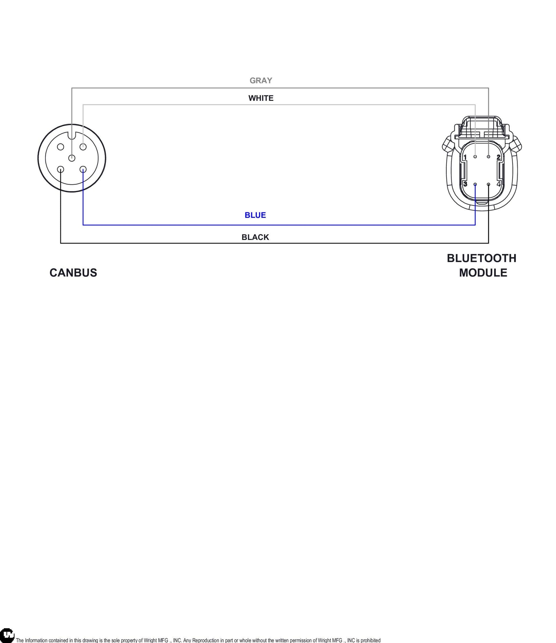 WSZK Robotic Engine CANBUS Pigtail 53490096.