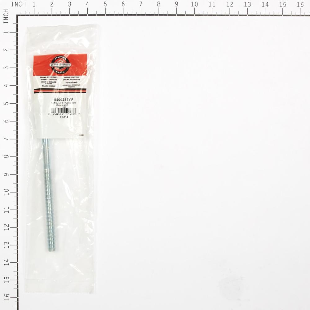 Briggs & Stratton Asmy, Lift Rod & Nut 5600284YP