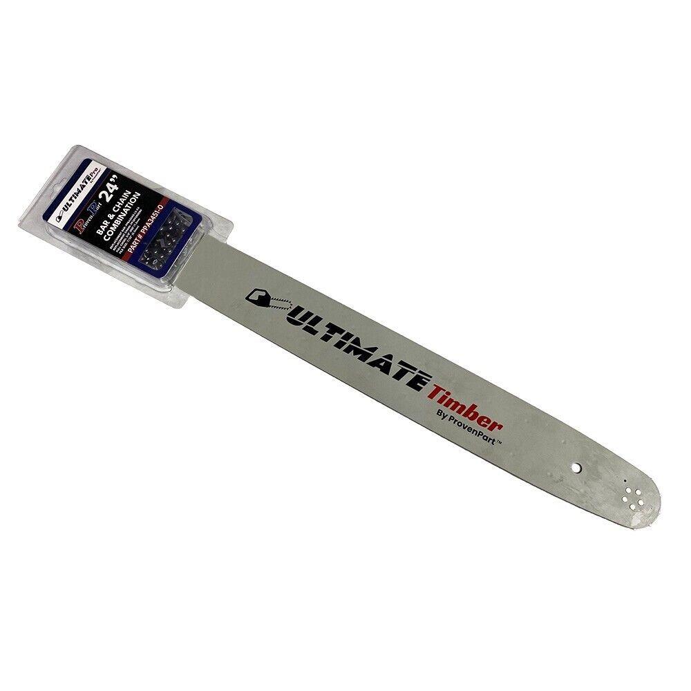 Barra de 24" Proven Part de 3/8" y 0.050" (84 eslabones) compatible con Echo CS-590, CS-660, CS-680 y 240RNDD176 con 1 cadena