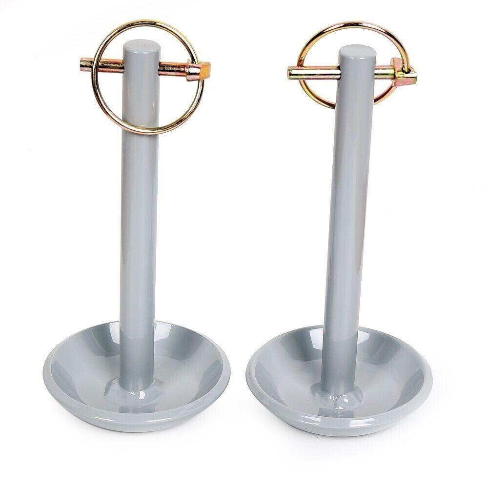 PAir Snow Plow Blade Skid Shoes ATV UTV Shaft 5/8 In. Shoe 3 1/2 In.
