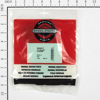 Briggs & Stratton Filter-Pre Cleaner 593217