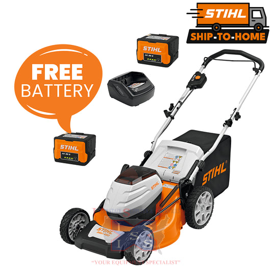 RMA 460 Lawn Mower Set with Free Extra Battery