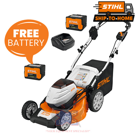 RMA 460 V Lawn Mower Set with Free Extra Battery