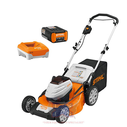 RMA 510 Lawn Mower Set W/ AP 300 S Battery and AL 301 Charger.