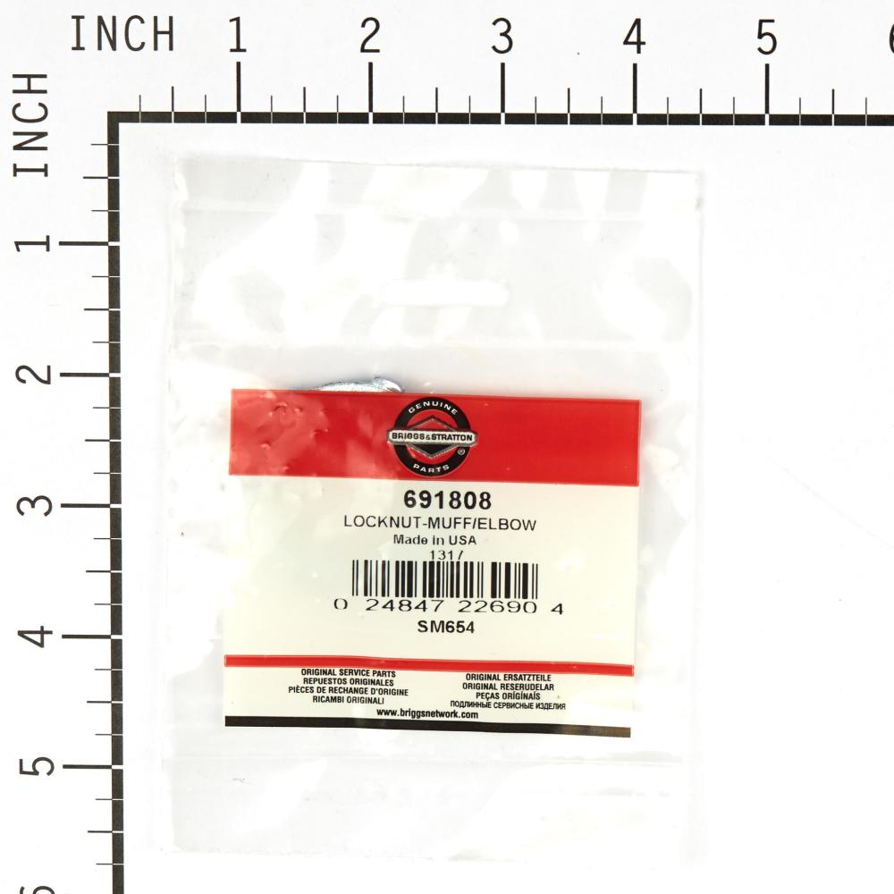 Briggs & Stratton Locknut-Muff/Elbow 691808