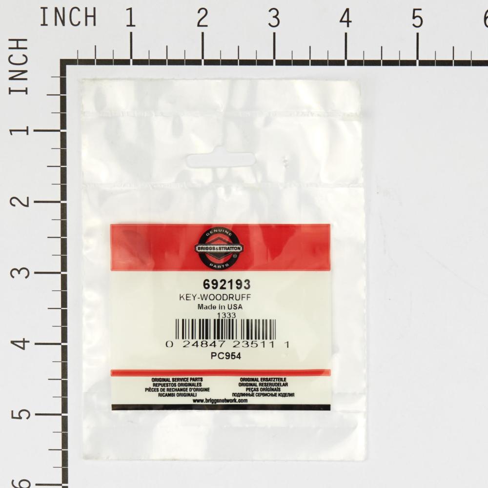 Briggs & Stratton Key-Woodruff 692193
