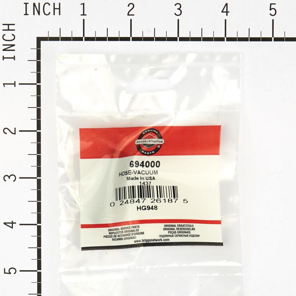 Briggs & Stratton Hose-Vacuum 694000
