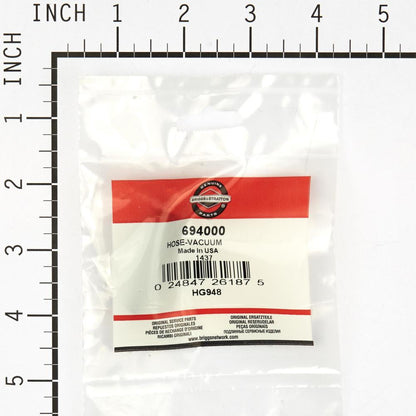 Briggs & Stratton Hose-Vacuum 694000