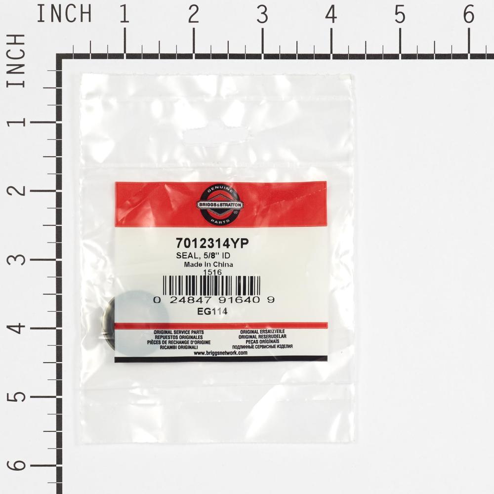 Briggs & Stratton Seal, 5/8" Id 7012314YP