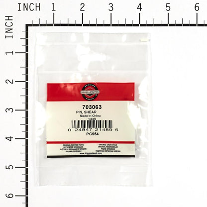 Briggs & Stratton Pin, Shear 703063