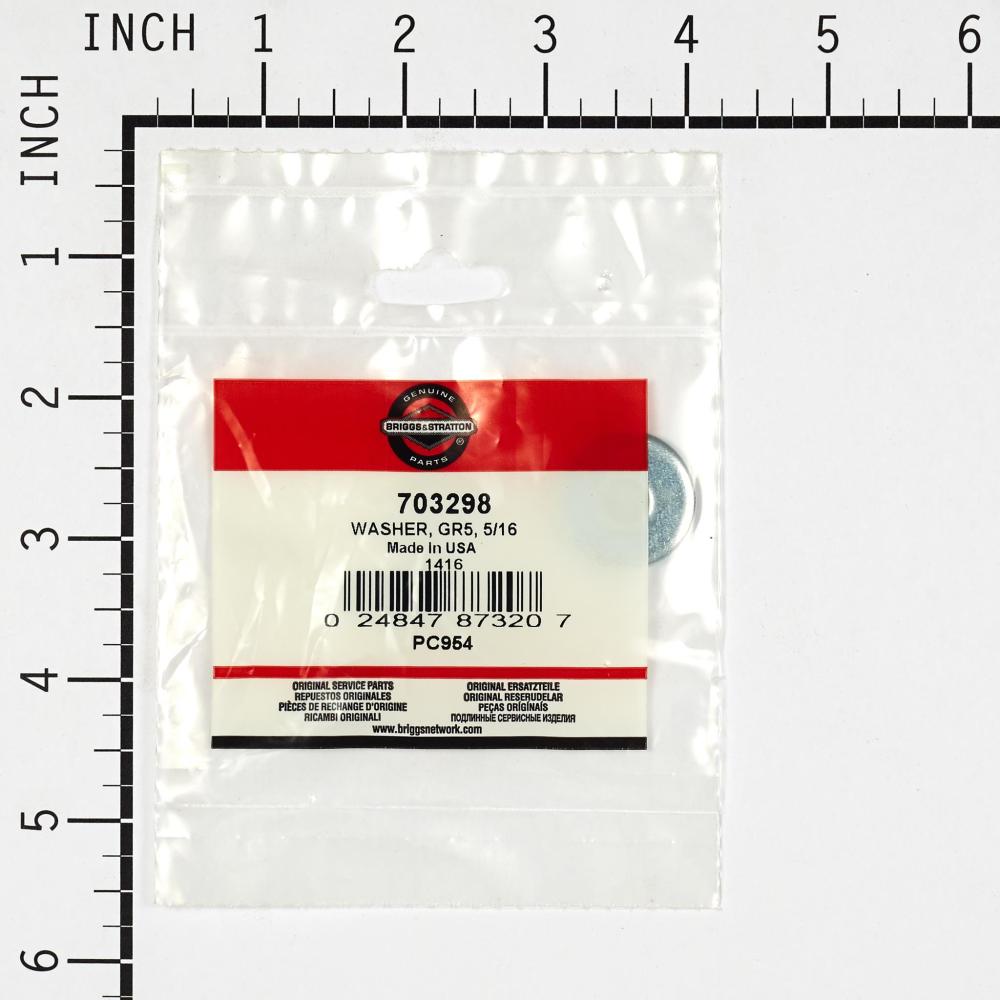 Briggs & Stratton Washer, Gr5, 5/16 703298