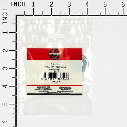 Briggs & Stratton Washer, Gr5, 5/16 703298