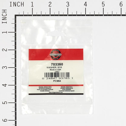 Briggs & Stratton Washer, 5/16 703350