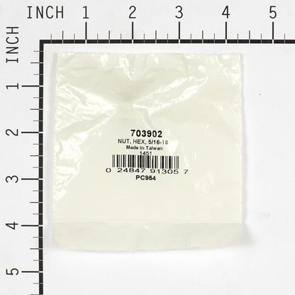 Briggs & Stratton Nut, Hex, 5/16-18 703902