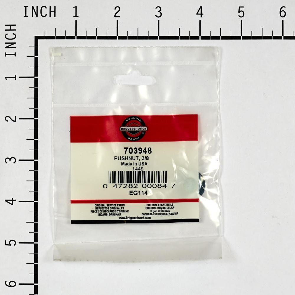 Briggs & Stratton Pushnut, 3/8 703948