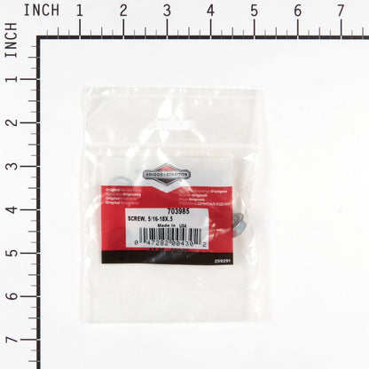 Briggs & Stratton Screw, 5/16-18X.5 703985
