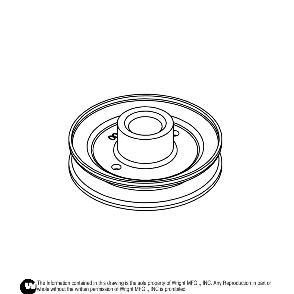 1-1/8" Engine Pulley 5 OD X A/B Grove X 71410041