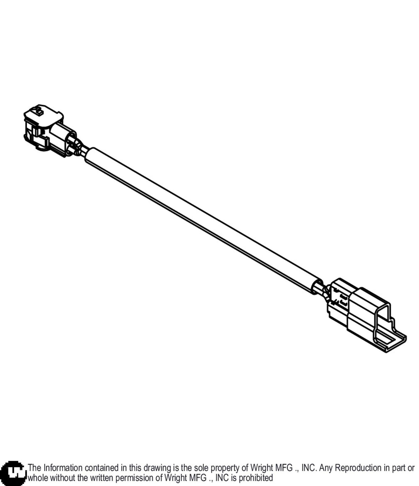 Mate N Lock Adaptor Cable Assembly 71410043.