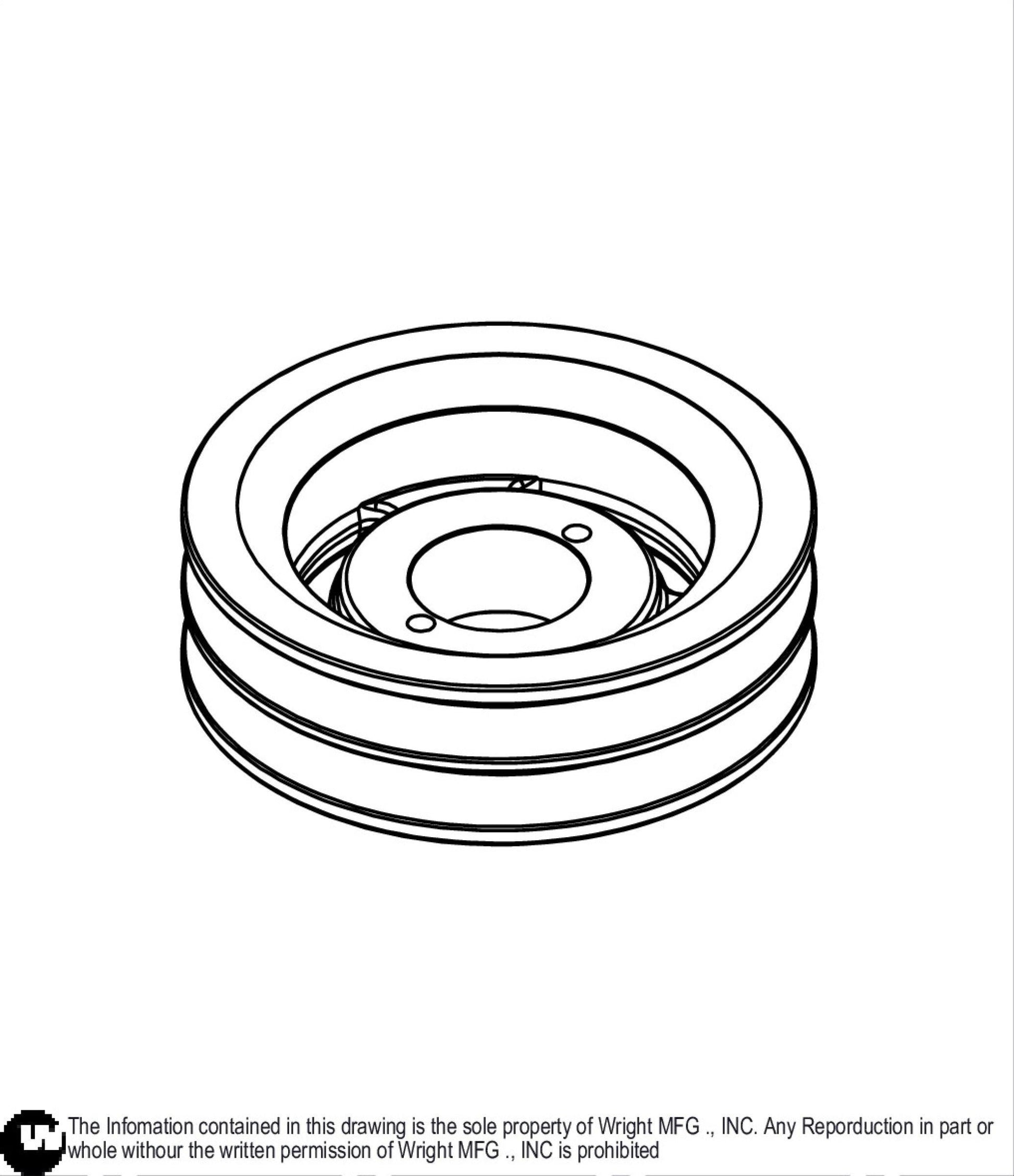 Double Grove Pulley 5 71460005.