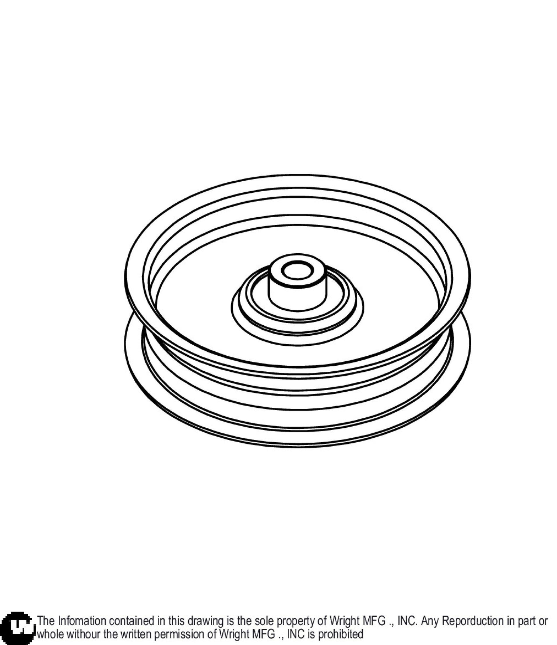 4.5 In Idler Pulley 71460006.