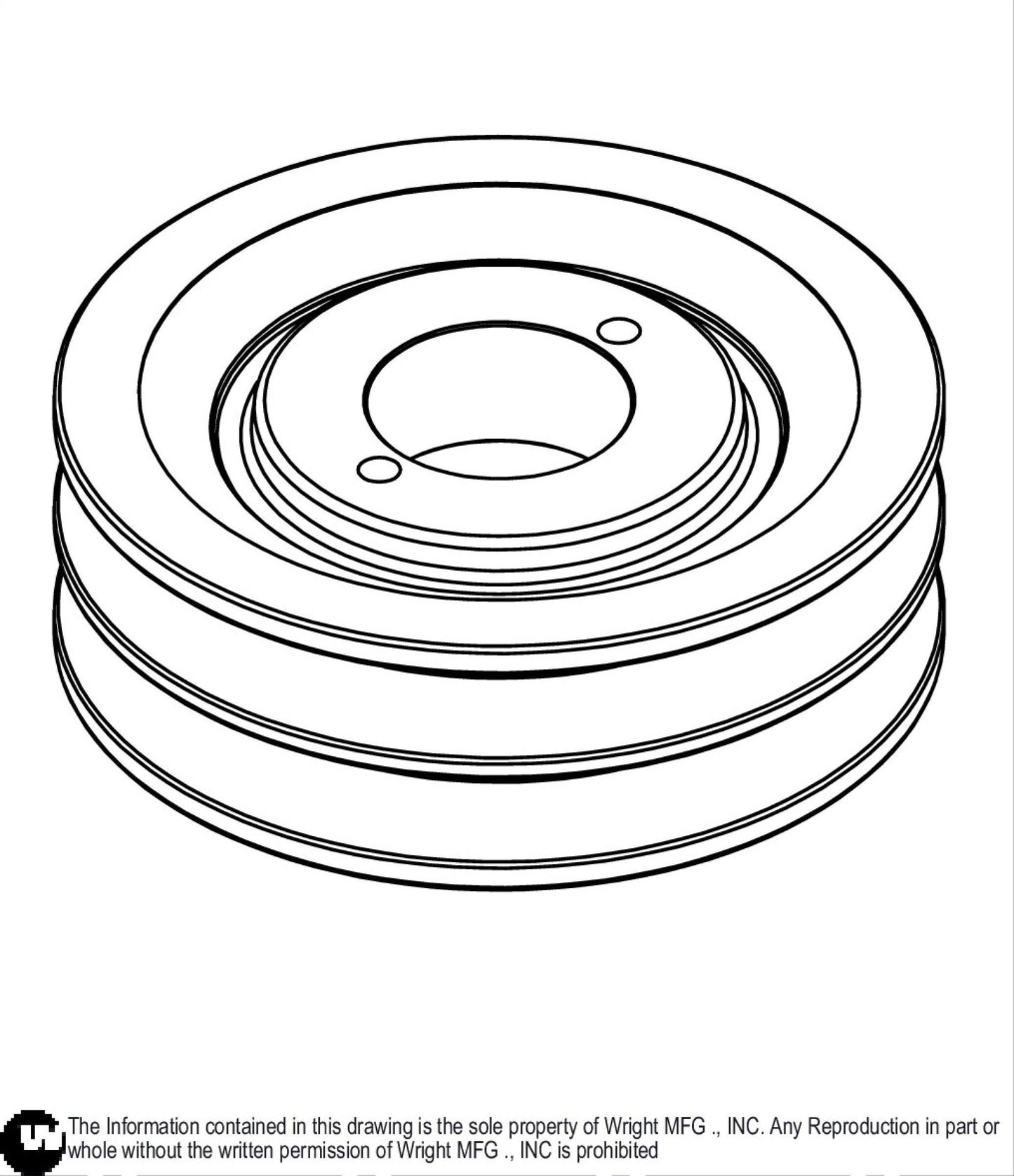 Double Grove Pulley 5.25 - 48 WVK 71460045.